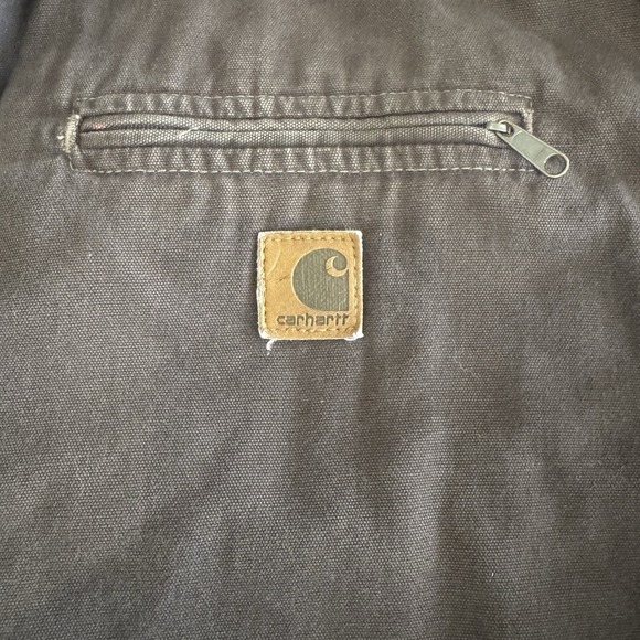 Carhartt J169 3XL Brown Quilt Lined Work Jacket Distressed Faded Heavyweight - Picture 2 of 7